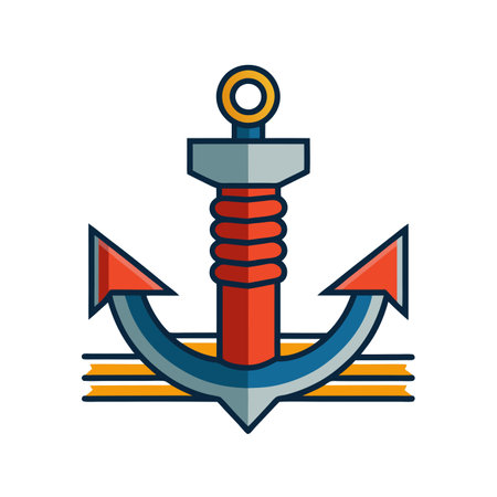 Anchor Bolt Install Illustrationのイラスト素材