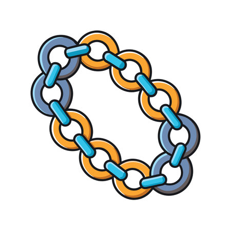 Chain Graphicのイラスト素材