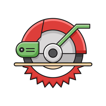 Circular Saw Designのイラスト素材