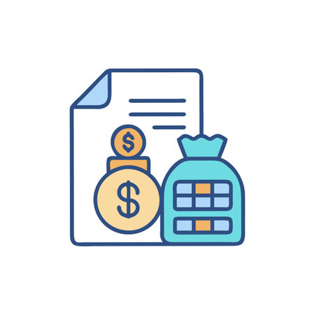 Creative Budget Iconのイラスト素材