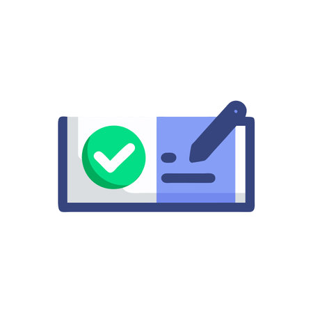 Unique Check Icon Designのイラスト素材