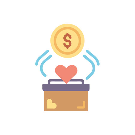 Creative Charitable Giving Iconのイラスト素材
