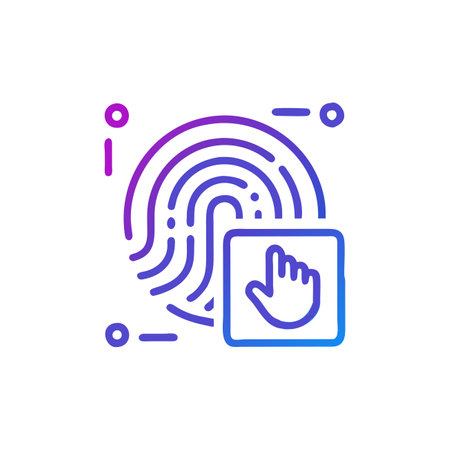 Creative Biometric Iconのイラスト素材
