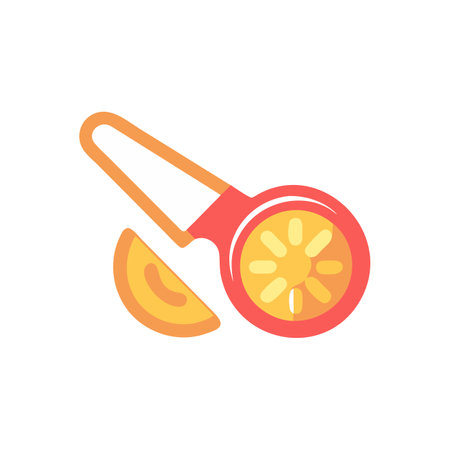 Stylish Sample Slicing Iconのイラスト素材
