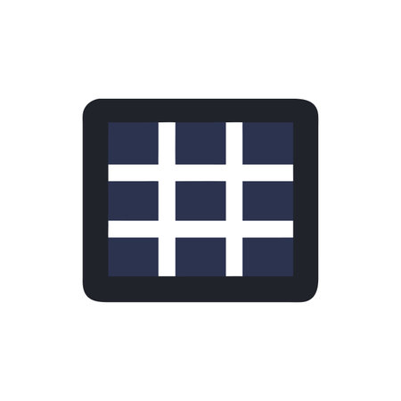 Modern MIDI Grid Editor Iconのイラスト素材