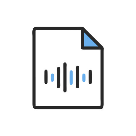Render Audio File Icon Designのイラスト素材