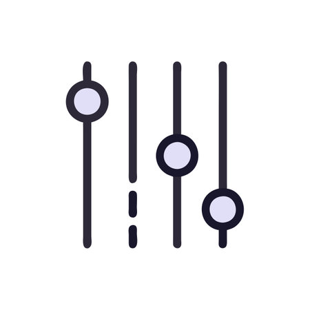 Modern Tempo Slider Iconのイラスト素材