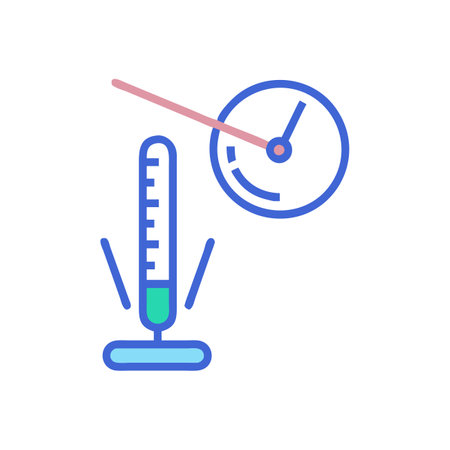 Stylish Swing Meter Iconのイラスト素材