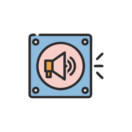 Stylish Noise Gate Iconのイラスト素材
