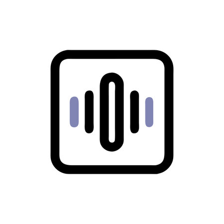 Professional Echo Effect Icon for DJsのイラスト素材