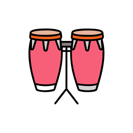 Authentic Conga Drums for Performanceのイラスト素材