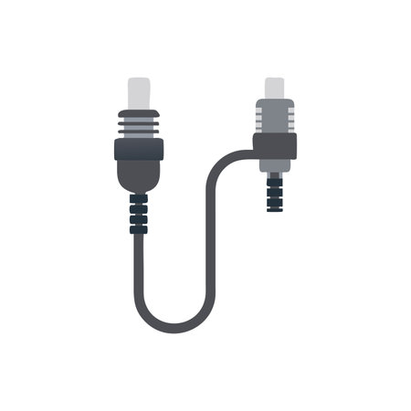 High-Quality MIDI Cable for Musiciansのイラスト素材