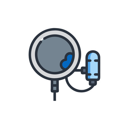 High-Quality Pop Filter for Studiosのイラスト素材