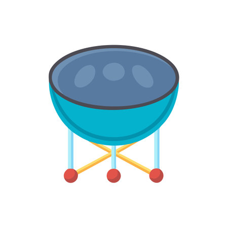 Charming Steel Drum for Music Performancesのイラスト素材