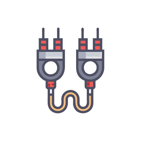 Essential Speaker Cables for Connectionsのイラスト素材