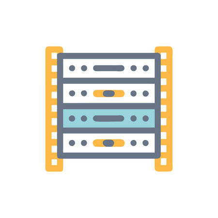 High-Quality Studio Rack for Musiciansのイラスト素材