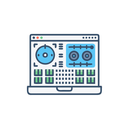 Professional DJ Software for Eventsのイラスト素材