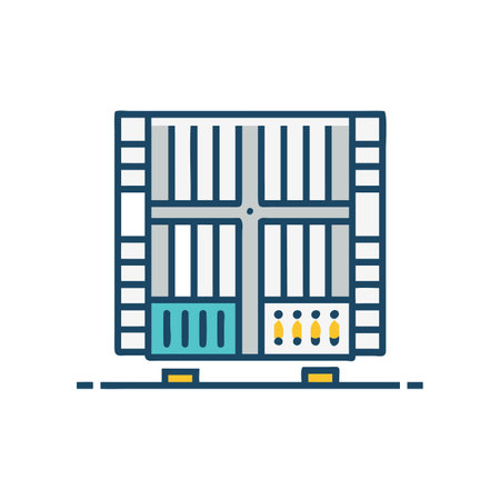 Illustration of a control panel. Flat style. Vector illustration.のイラスト素材