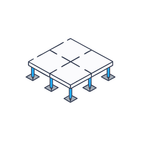 Microprocessor icon in isometric 3d style on a white backgroundのイラスト素材