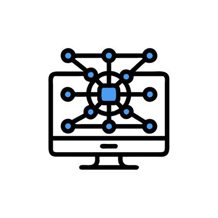Network icon vector isolated on white background, Network transparent sign, linear symbol and stroke design elements in outline styleのイラスト素材