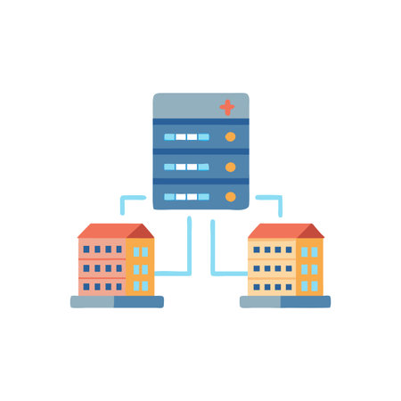 Hosting icon vector isolated on white background for your web and mobile app design, Hosting logo conceptのイラスト素材