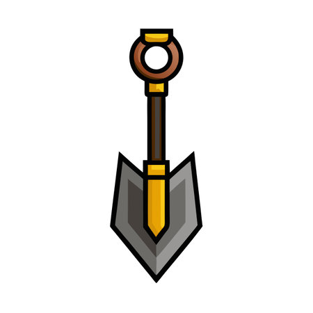 shovel construction tool isolated icon vector illustration design vector illustration designのイラスト素材
