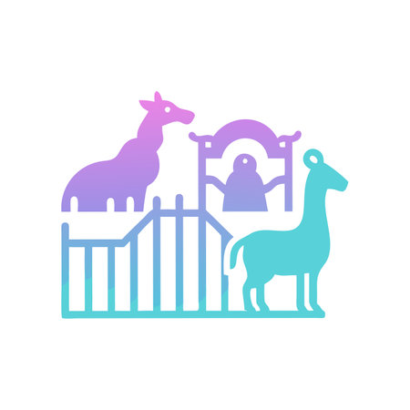 Childrens amusement park, vector illustration on white background. Flat style.のイラスト素材