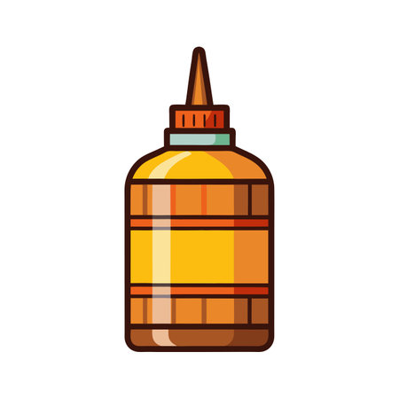 sauce bottle product isolated icon vector illustration design vector illustration designのイラスト素材