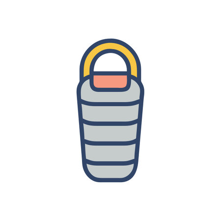 Bag icon in trendy flat style isolated on white background. Vector illustration.のイラスト素材