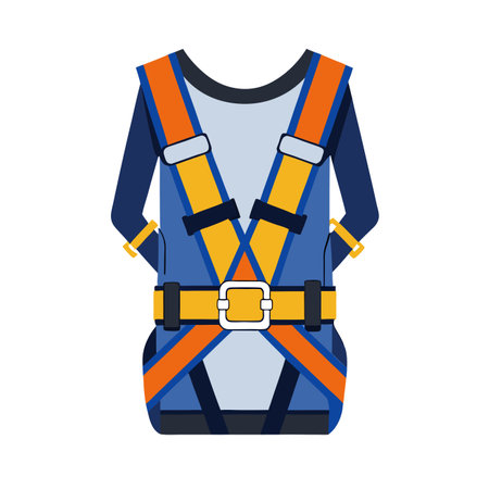 Rescue backpack icon. Emergency rescue and rescue theme. Isolated design. Vector illustrationのイラスト素材