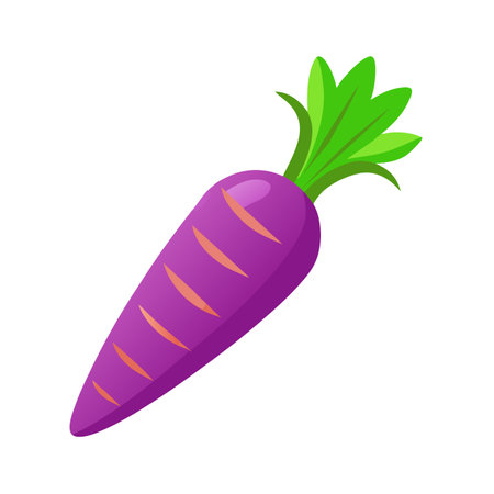 Carrot icon. Cartoon illustration of carrot vector icon for web designのイラスト素材