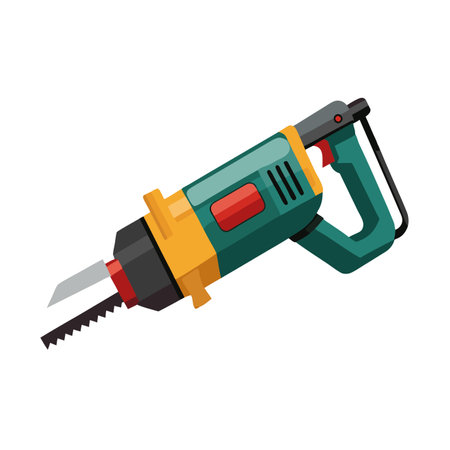 Electric drill icon. Flat illustration of electric drill vector icon for web designのイラスト素材