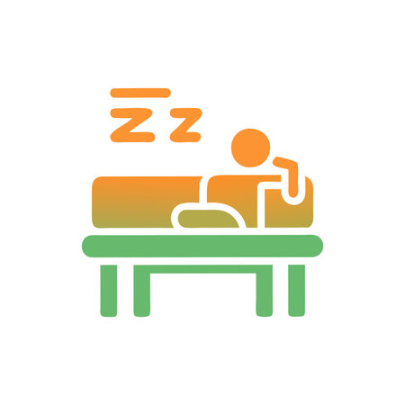 Sleep icon on background for graphic and web design. Creative illustration concept symbol for web or...