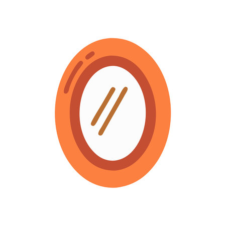 Mirror icon isolated on white background for your web and mobile app designのイラスト素材