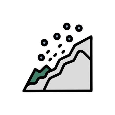 Vector Mountain Icon Sign Icon Vector Illustration For Personal And Commercial Use... Clean Look Trendy Icon...のイラスト素材