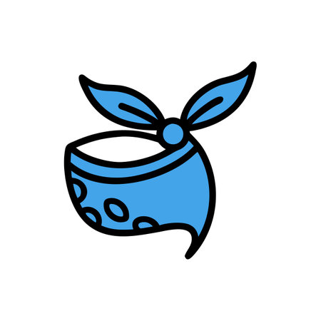 Cute gift box with bow icon. Vector illustration, flat design.のイラスト素材