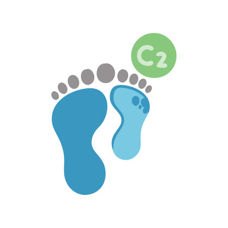 Footprint icon on background for graphic and web design. Simple vector sign. Internet concept symbol for website button or mobile appのイラスト素材
