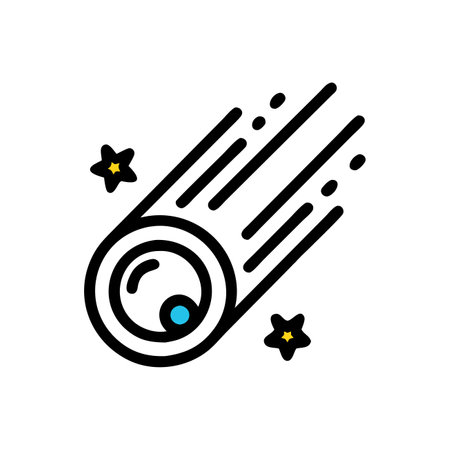 Space icon vector isolated on white background, Space transparent sign, linear symbol and stroke design elements in outline styleのイラスト素材