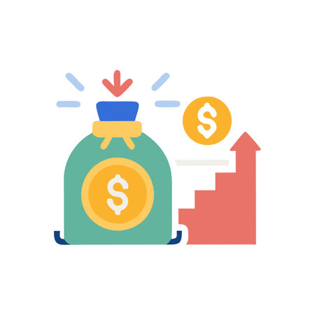 Money bag icon isolated on white background for your web and mobile app designのイラスト素材