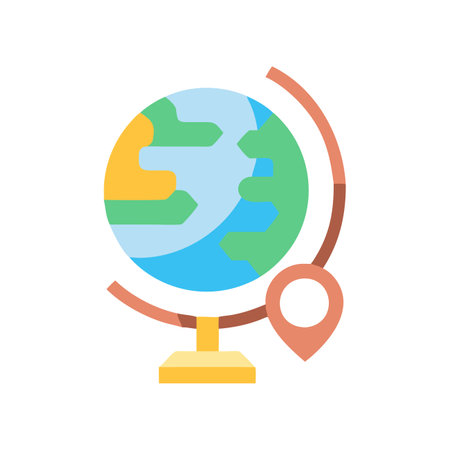 Globe icon vector isolated on white background for your web and mobile app design, Globe logo conceptのイラスト素材
