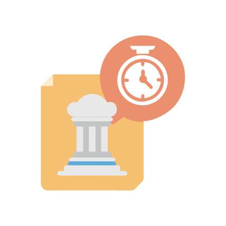 Time management concept with icon design, vector illustration 10 eps graphic.のイラスト素材
