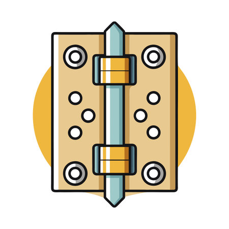 Door lock icon. Flat illustration of door lock vector icon for web designのイラスト素材