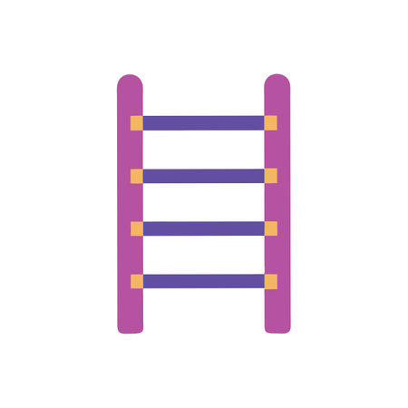ladder icon on white background for graphic and web design. Simple vector sign. Internet concept symbol for website button or mobile appのイラスト素材