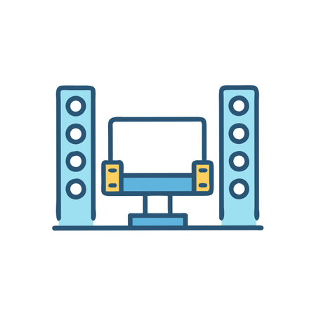 Furniture line icon, vector illustration. Flat design style.のイラスト素材