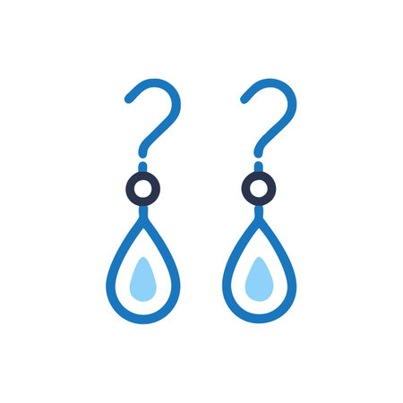 Earrings Icon. Premium Quality Isolated Earrings Element In Trendy Style.のイラスト素材