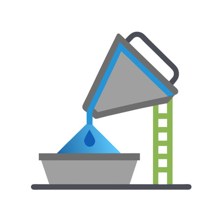 Waste recycling flat color icon. Pollution, environment and ecology.のイラスト素材
