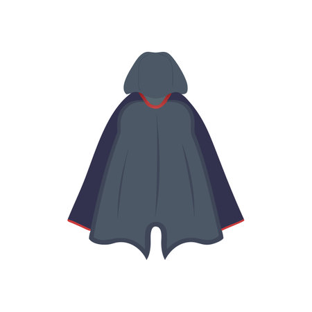 Superhero cloak icon. Flat illustration of superhero cloak vector icon for web designのイラスト素材