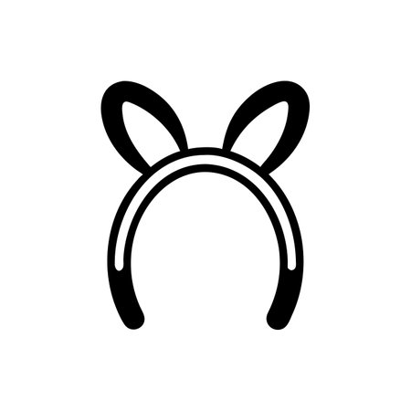 Hair clip icon on white background for graphic and web design. Simple vector sign. Internet concept symbol for website button or mobile appのイラスト素材