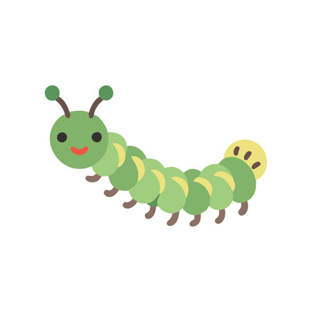 Caterpillar icon vector isolated on white background for your web and mobile app design, Caterpillar logo conceptのイラスト素材