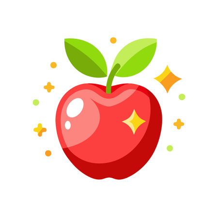 Apple icon vector isolated on white background for your web and mobile app design, Apple logo conceptのイラスト素材
